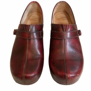 Dansko Professional Solstice 41 Clog Red Leather